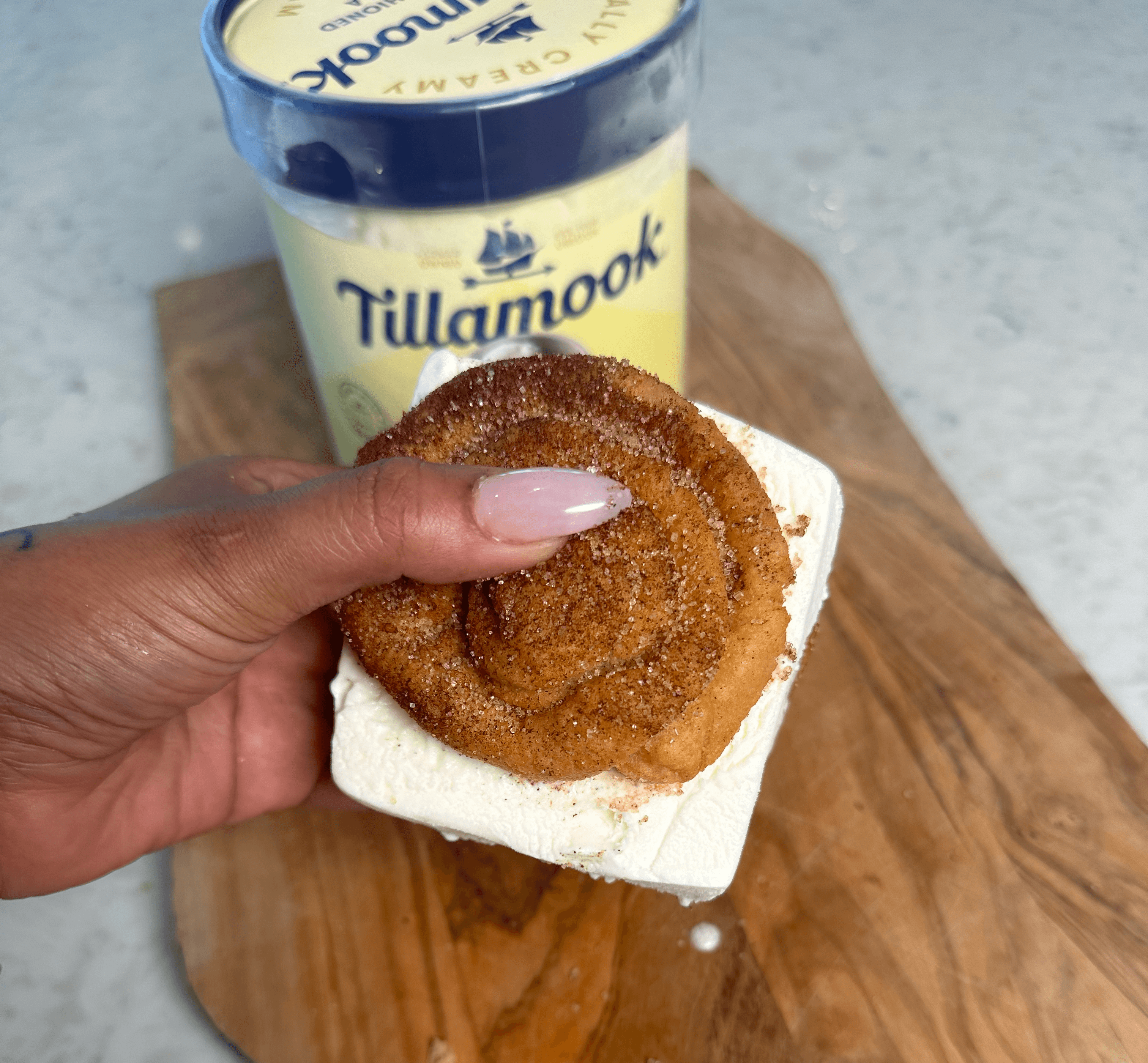 Tillamook Ice Cream Sandwich