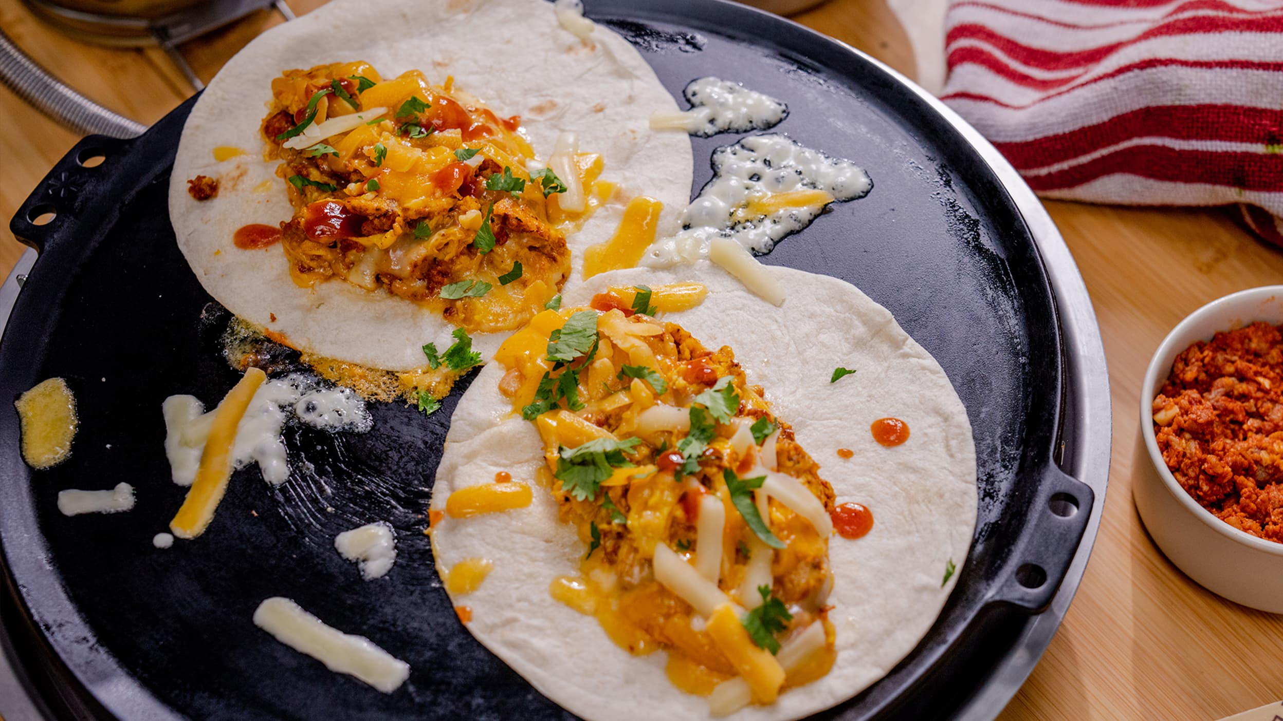 Chorizo Breakfast Tacos