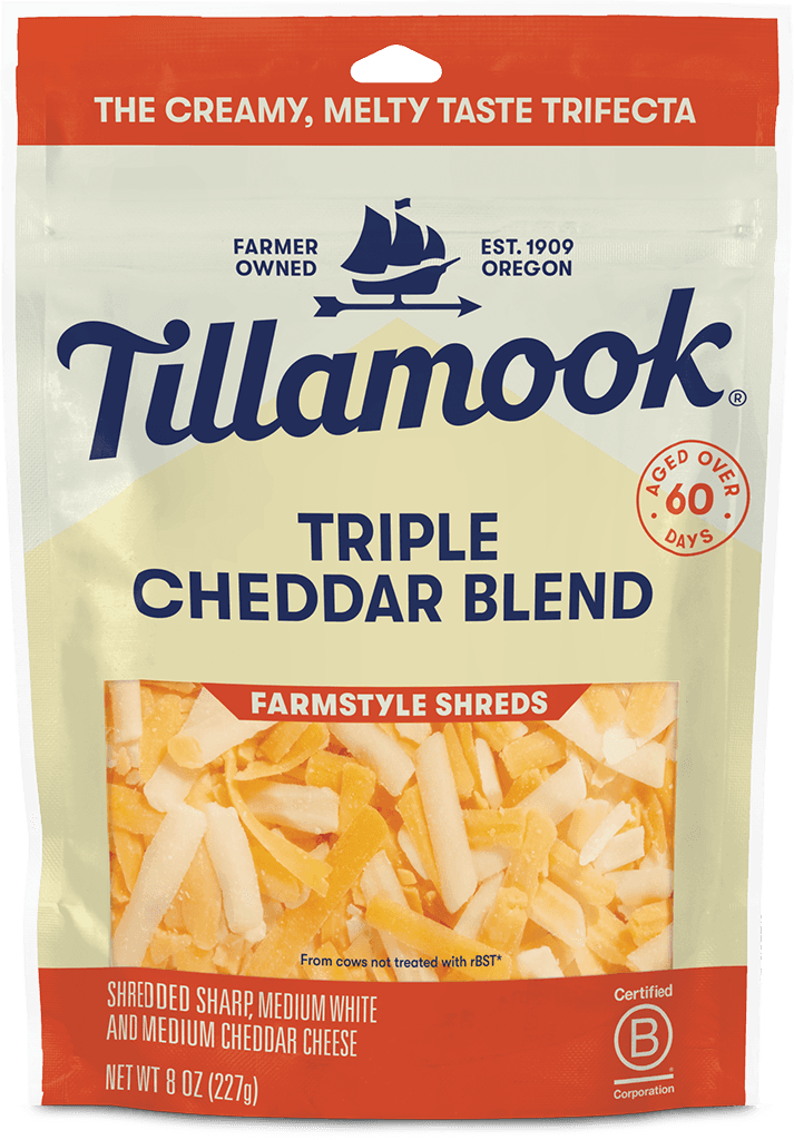 Shredded Triple Cheddar Cheese Blend