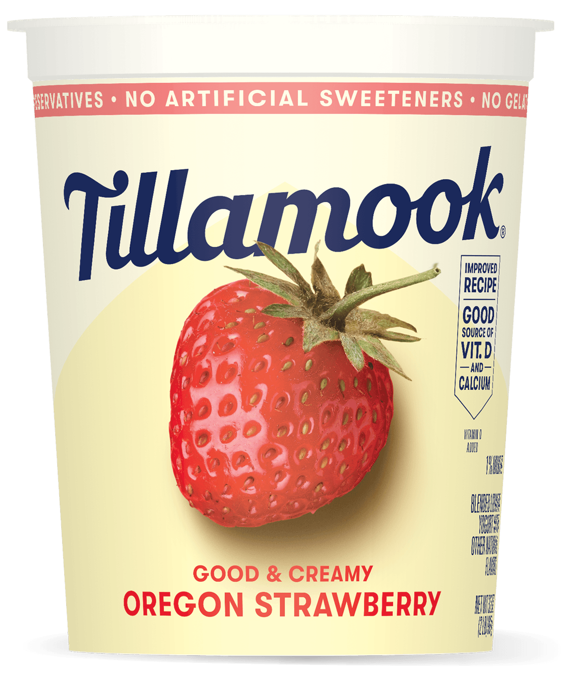 Oregon Strawberry Lowfat Yogurt Tub