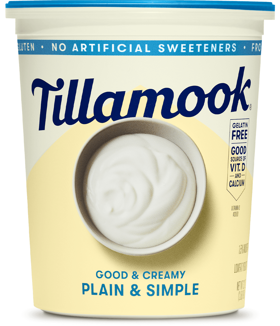 Plain & simple lowfat yogurt tub 2025