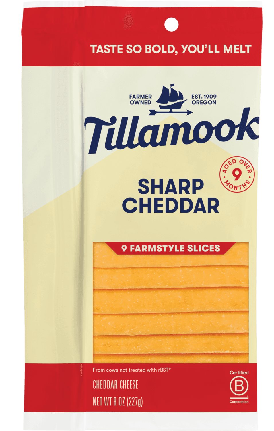 Sharp Cheddar Cheese Slices