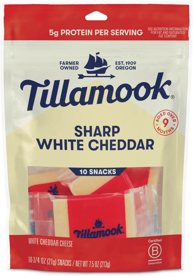 Sharp White Cheddar Cheese Portions