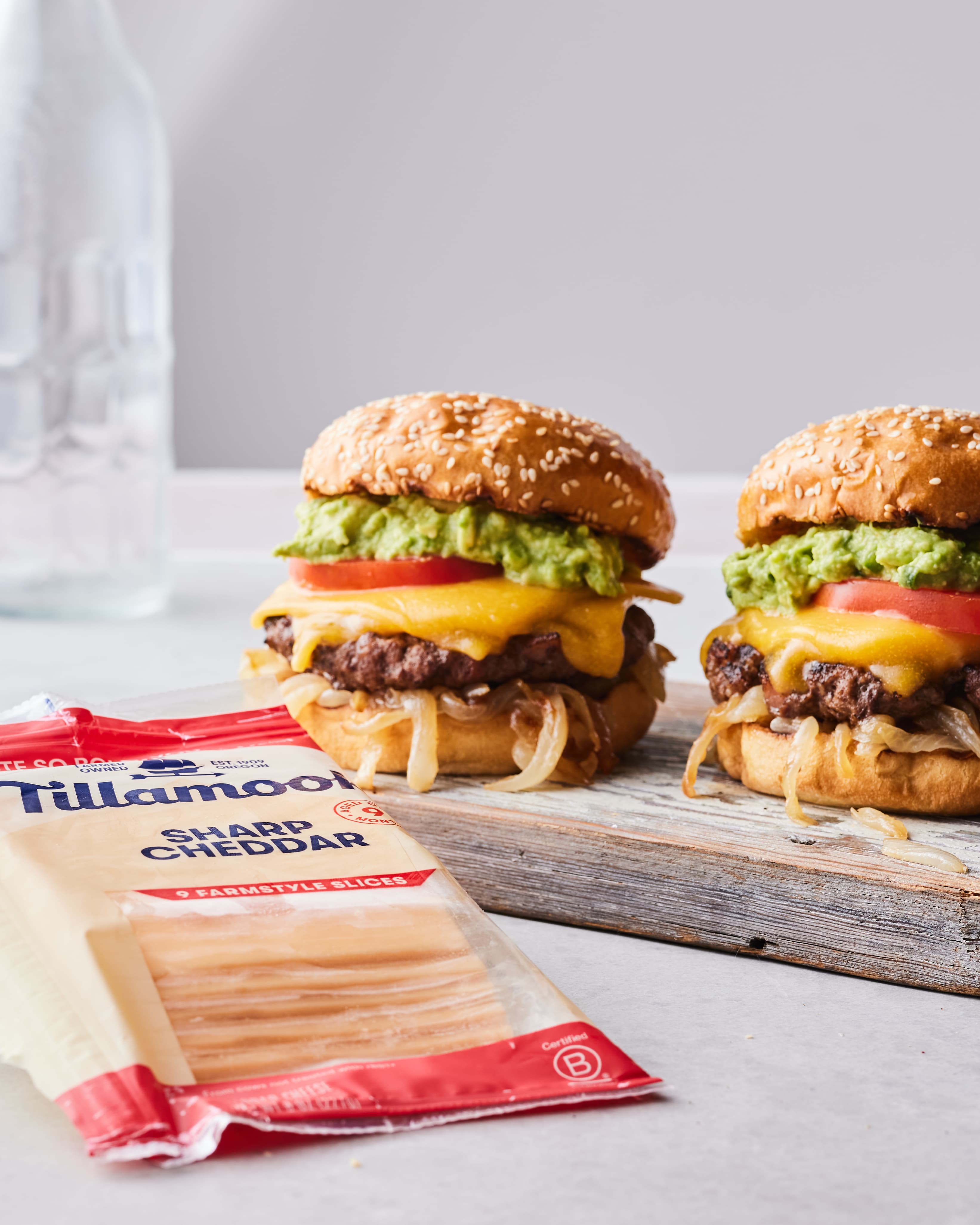 Tillamook Double Cheddar Bacon Burger
