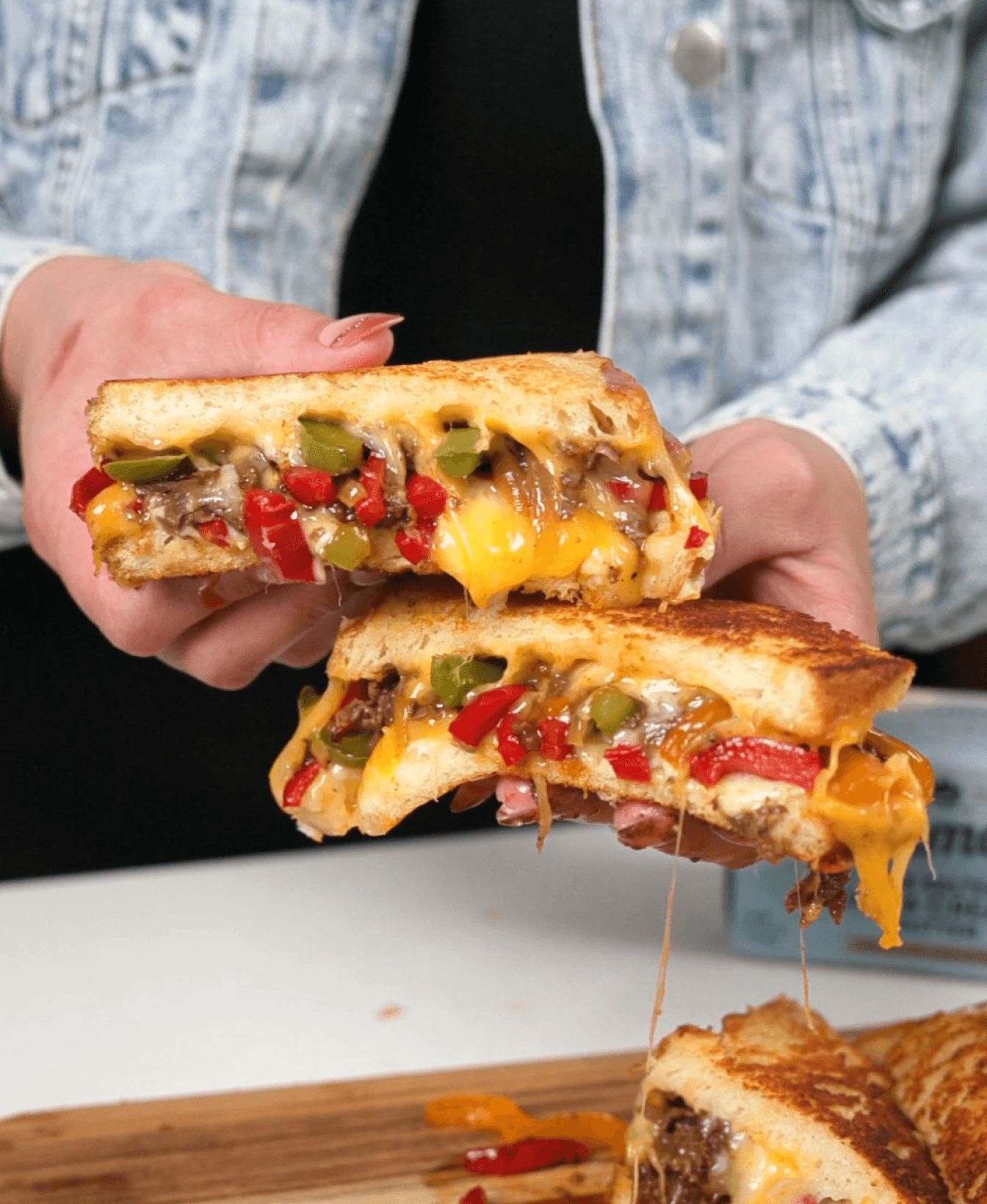 Fajita Grilled Cheese