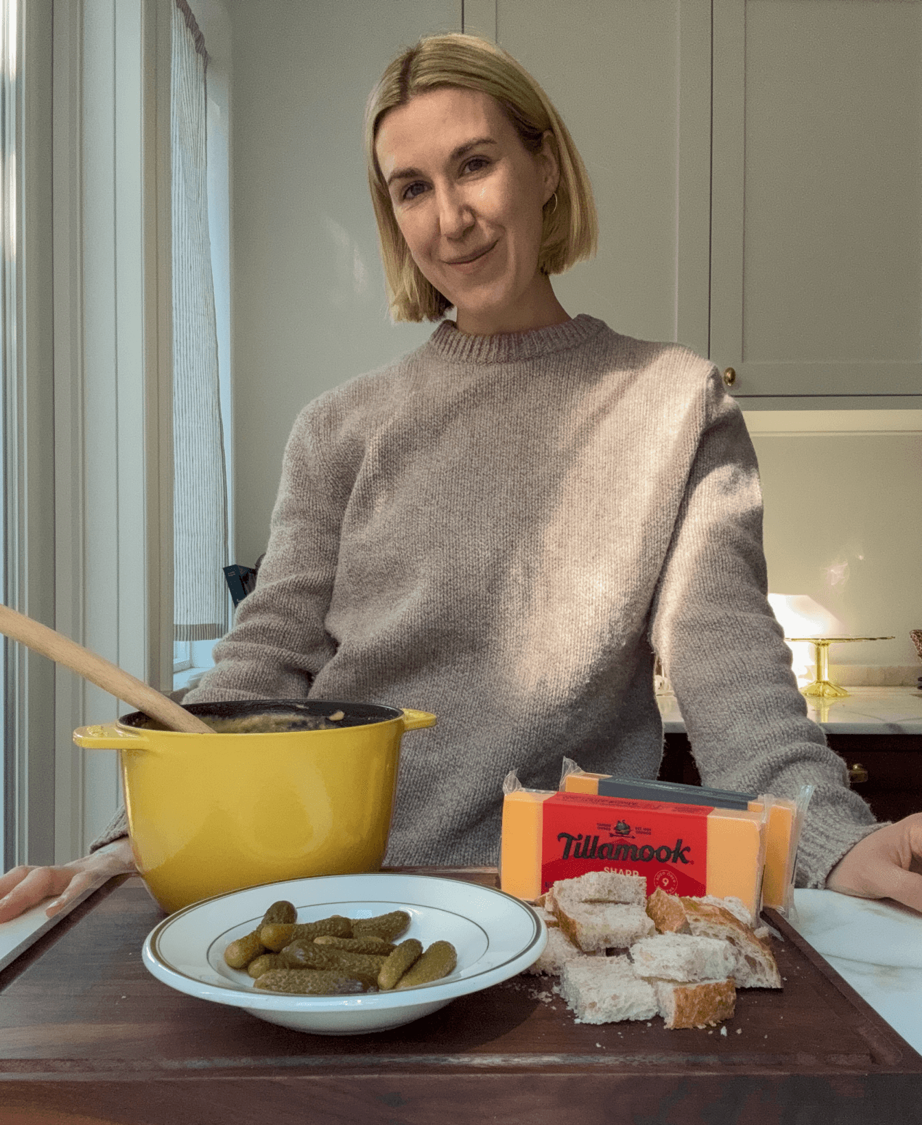 Movie night cheese fondue