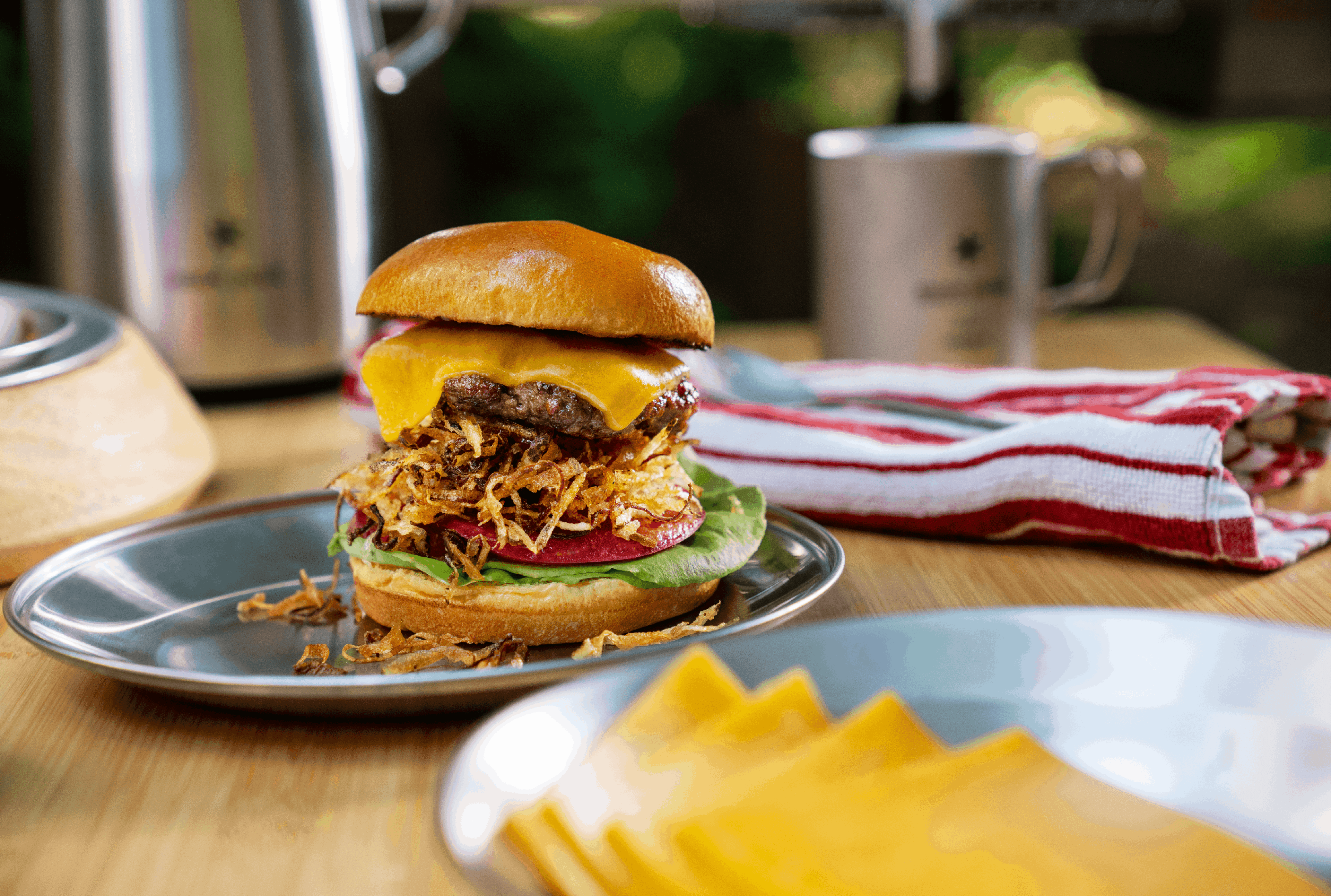 Tillamook Double Cheddar Bacon Burger