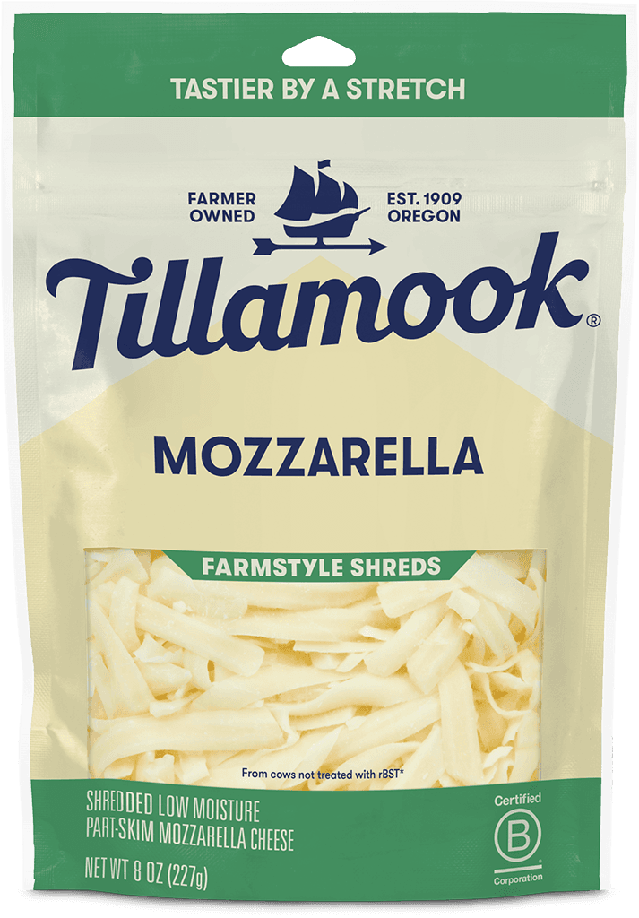 Shredded Mozzarella Cheese Thick Cut