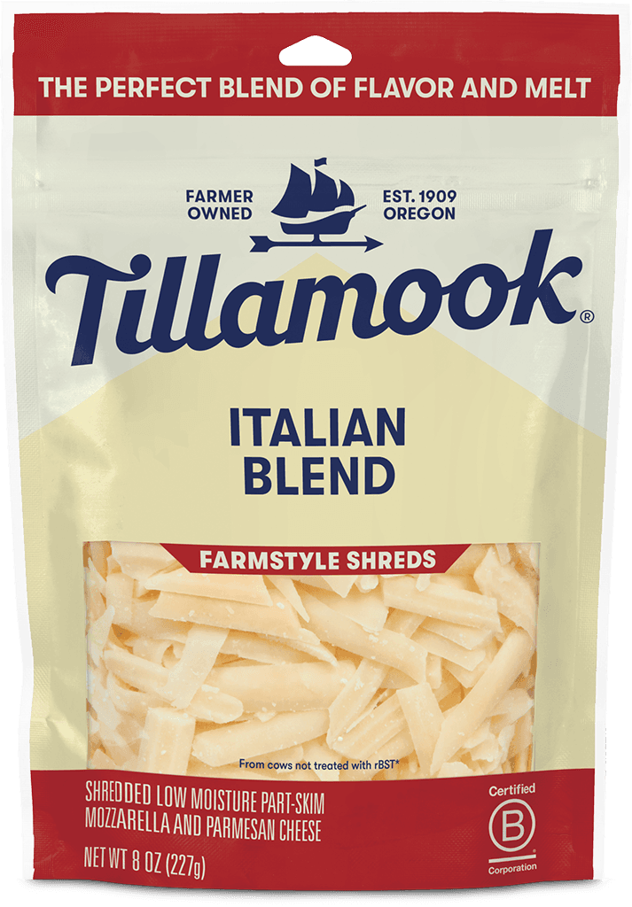 Shredded Italian Blend Cheese Thick Cut