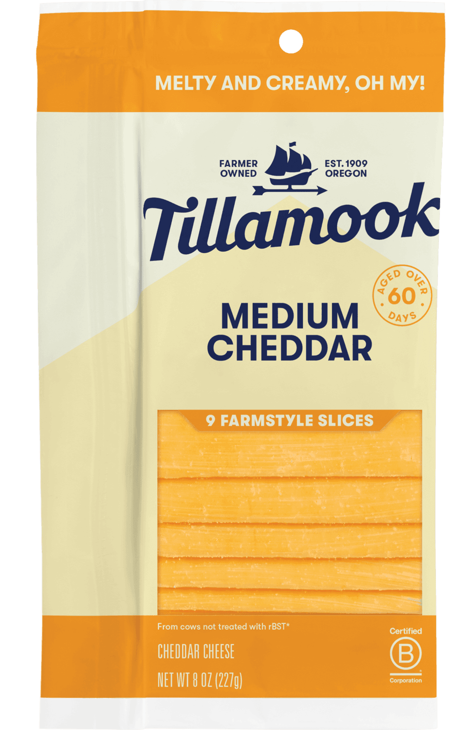 Medium Cheddar Cheese Slices